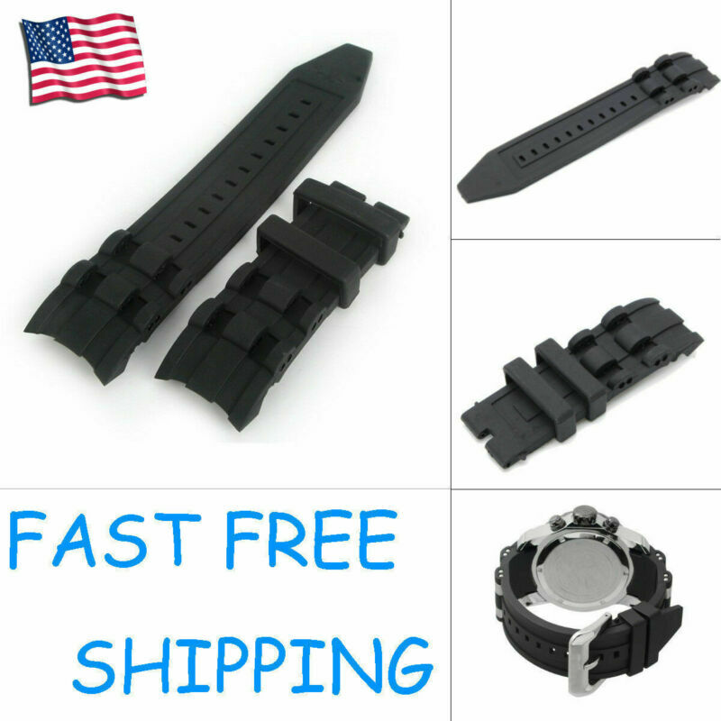 26mm Rubber Replacement Watch Band Strap For Invicta Pro Diver 6977-17878-17566