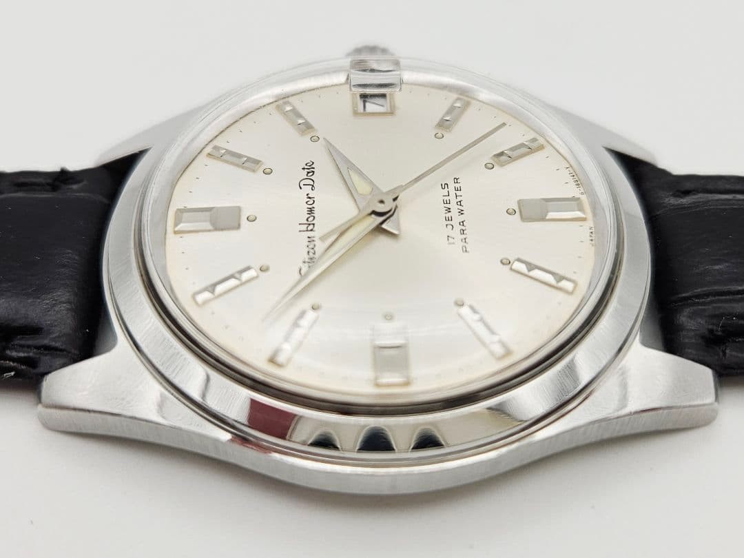 Citizen Homer Date 63-1019 Manual 17 Jewels Watch Used