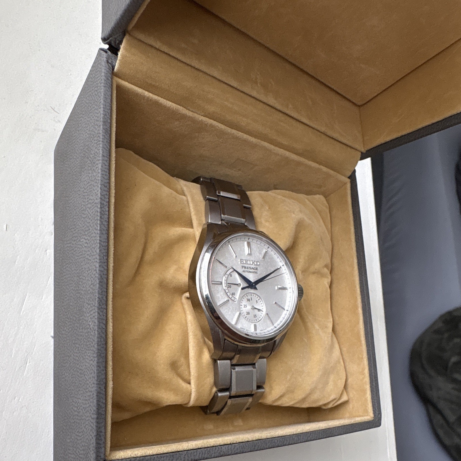 Seiko Presage SARw041 6R27-00H0 Silver/White Dial