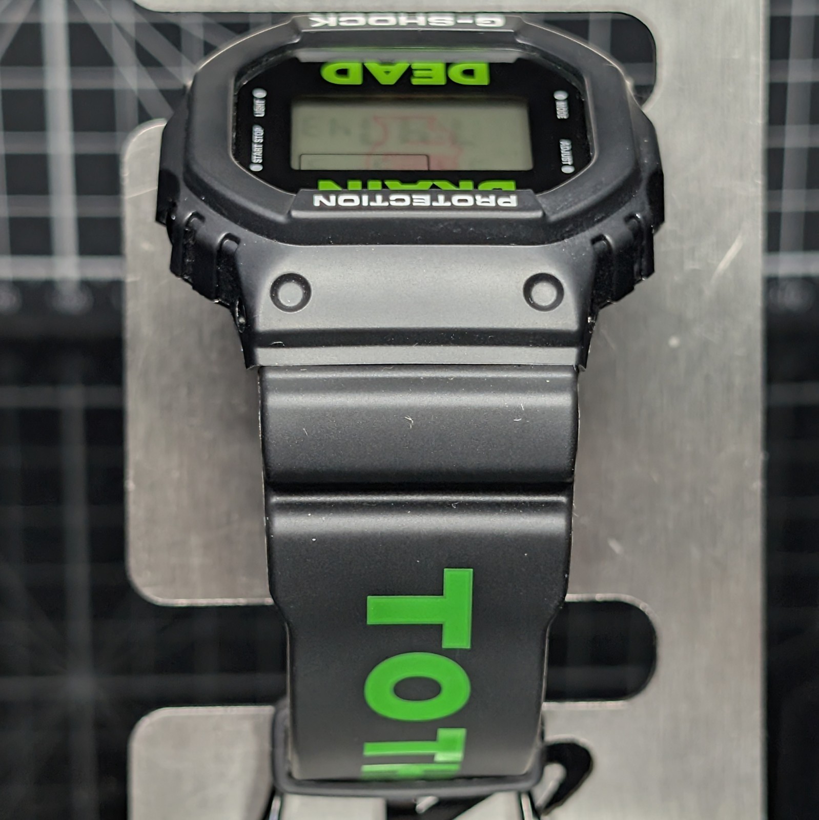 Casio G-Shock BRAIN DEAD DW-5600 Black Green Japanese Exclusive Square DW-5600VT