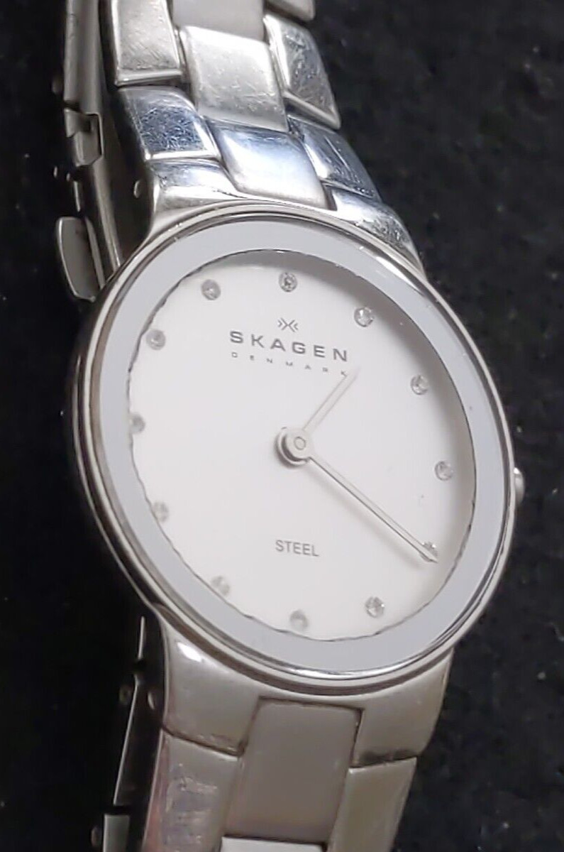 Skagen 430SSXD Ladies Stainless Quartz Mineral Crystal Wristwatch