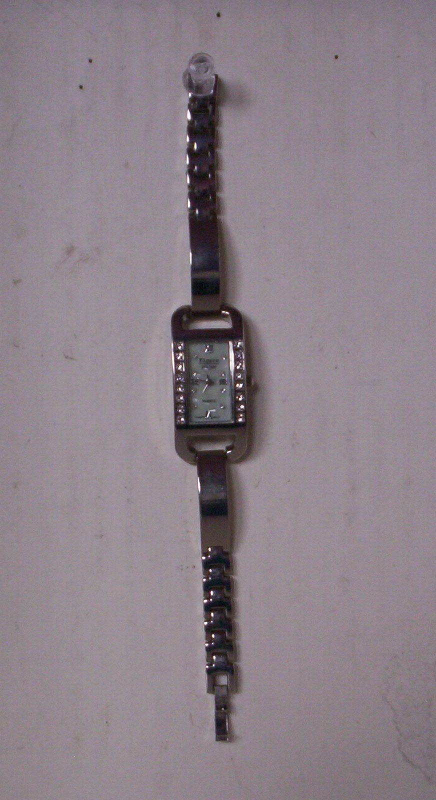 Womens Elegant “Figaro Couture” Casual/Formal Watch with Rhinestone Accents