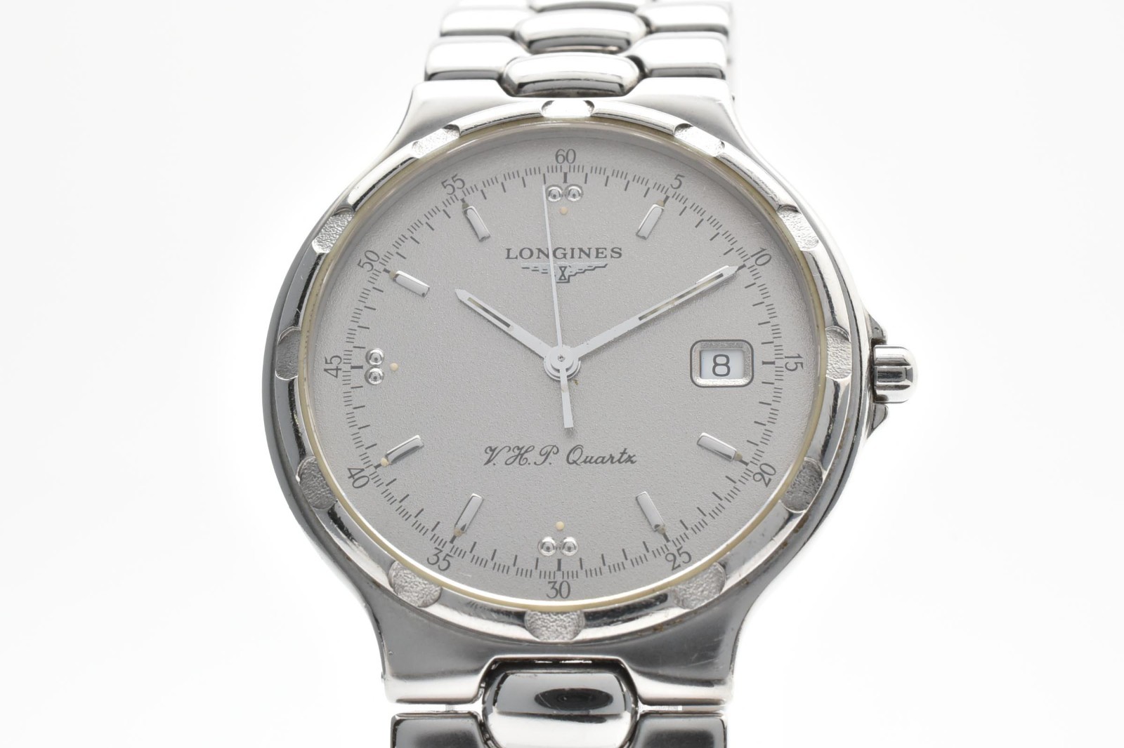 Near Mint New Battery LONGINES Conquest L1.613.4 V.H.P Qz Quartz Men’s Japan