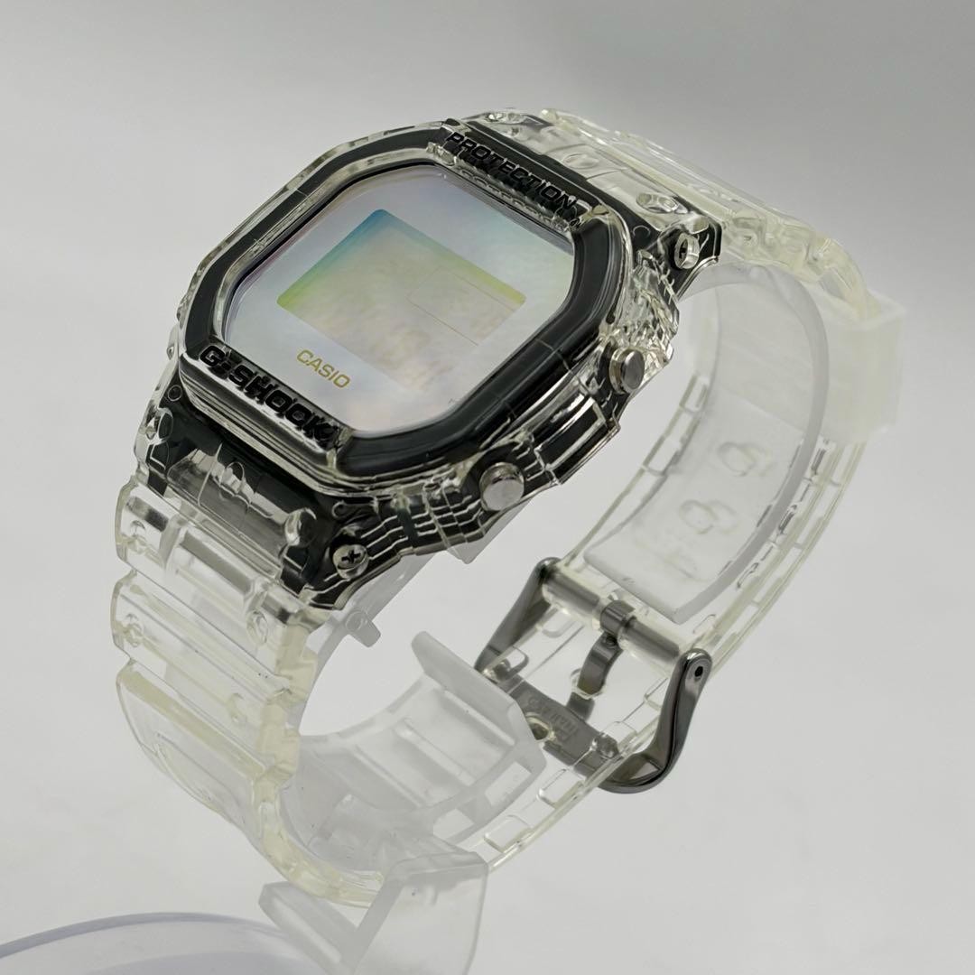 Casio G SHOCK Watch DW 5600SRS 7JF Rainbow Transparent