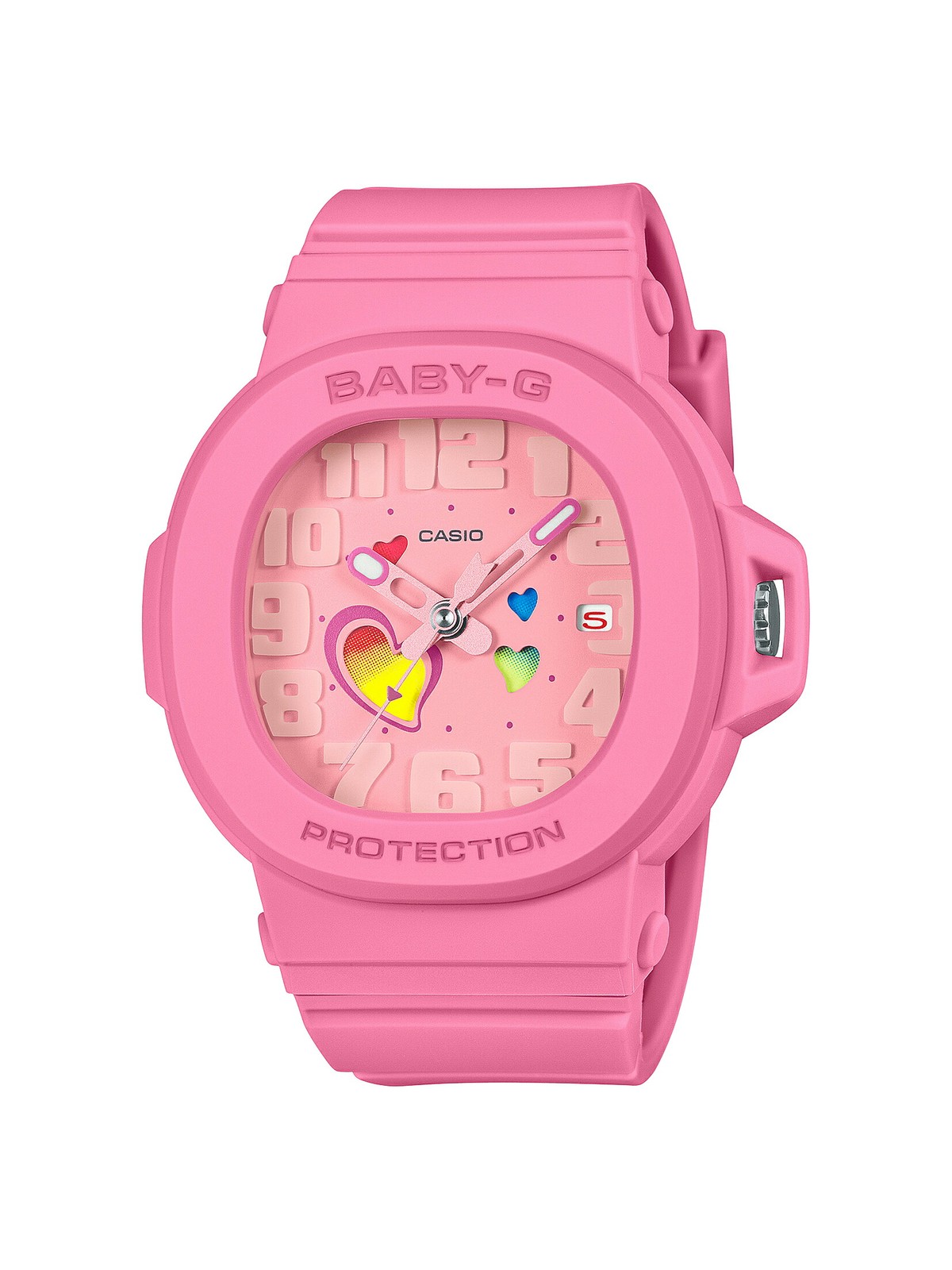Casio BABY-G BGA-10-4AJF PLAYFUL HEARTS Pink Color Analog Women’s Watch