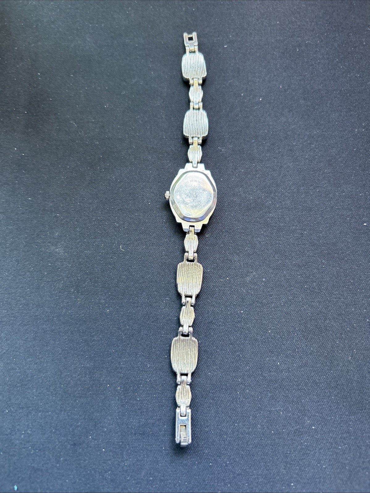 LA Express Blue MOP Dial Silver Tone Women’s Quartz Watch
