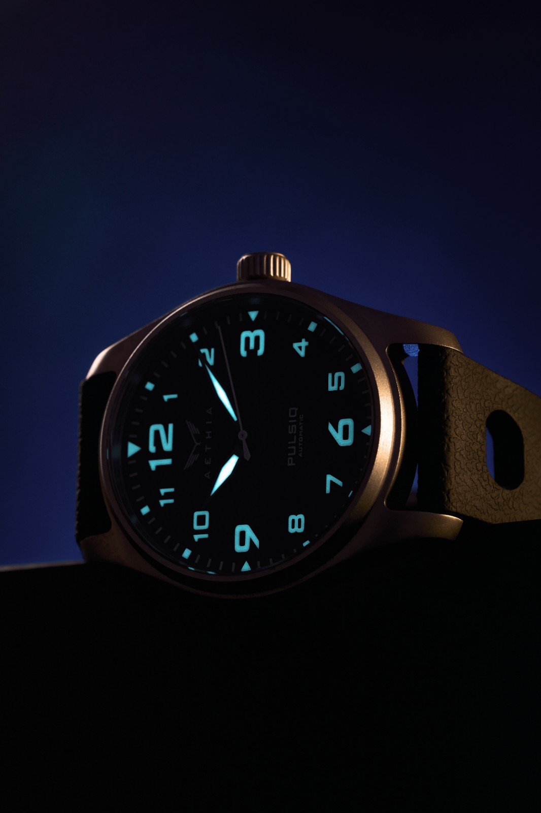 Aethia PULSIQ AAJA201 Automatic Titanium Motorcycle Enthusiast Watch for Men