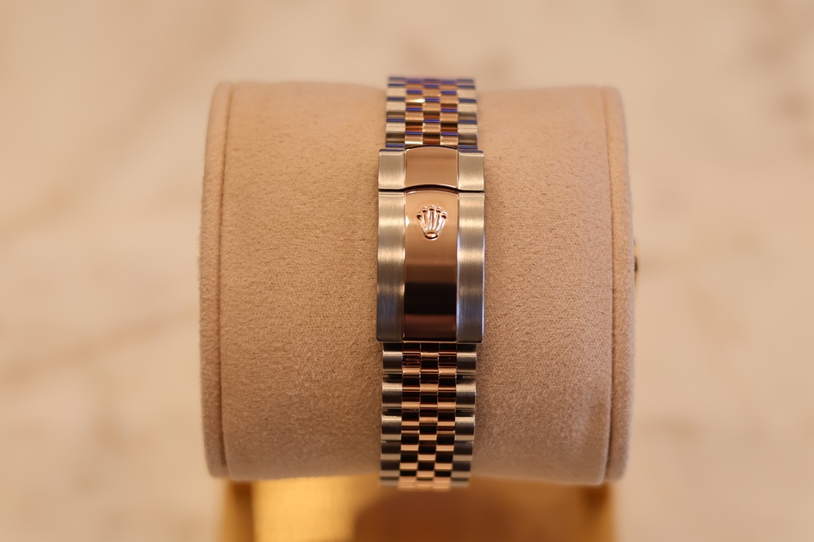 Rolex Datejust 36 Two Tone Rose Gold Jubilee Grey Dial 126231 Full Set Mint