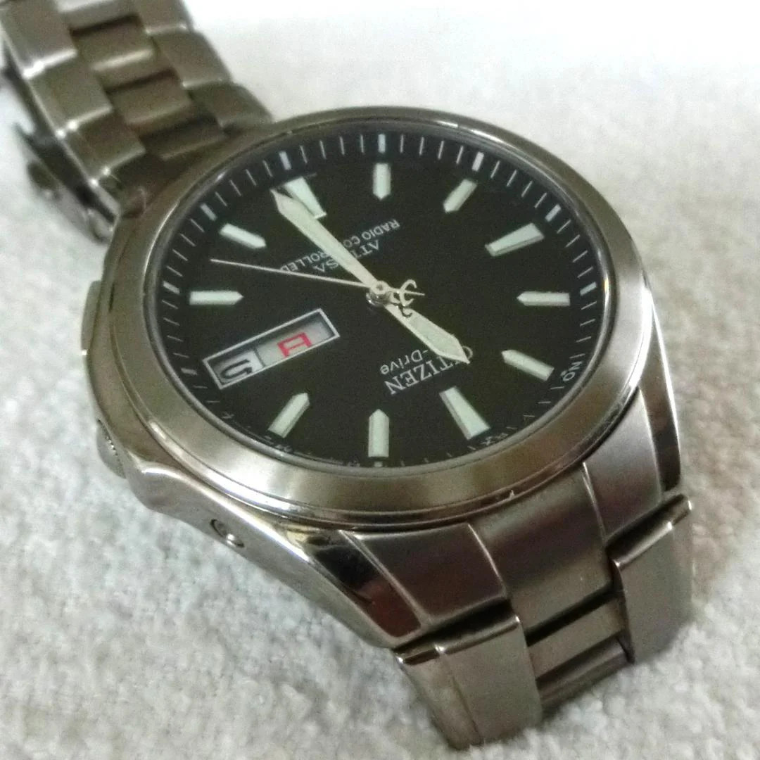 CITIZEN ATTESA ATD53-2792 Eco-Drive Radio Titanium 38mm