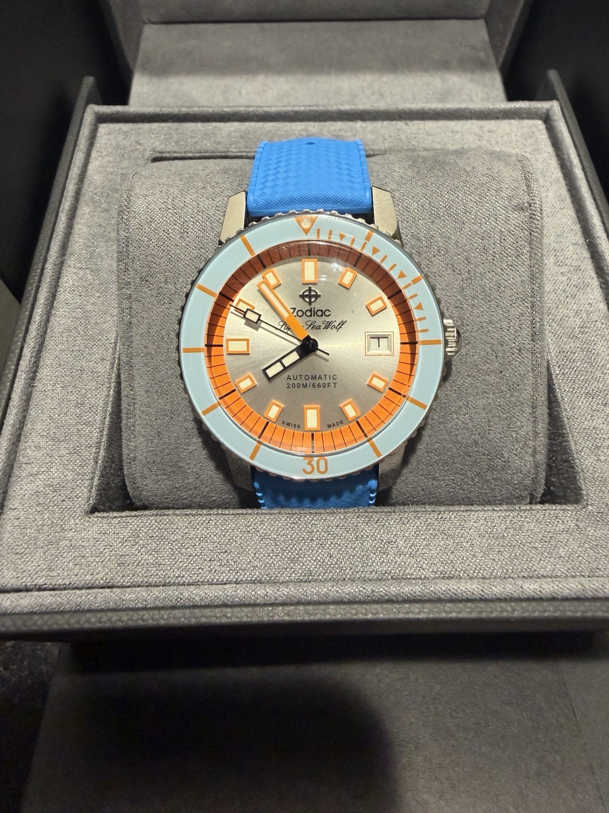 Zodiac Super Sea Wolf Compression Gulf ZO9304 Men’s Dive Watch Steel