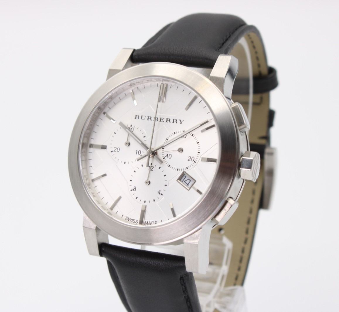 BURBERRY The City BU9355 Silver Dial Men’s Watch 42mm