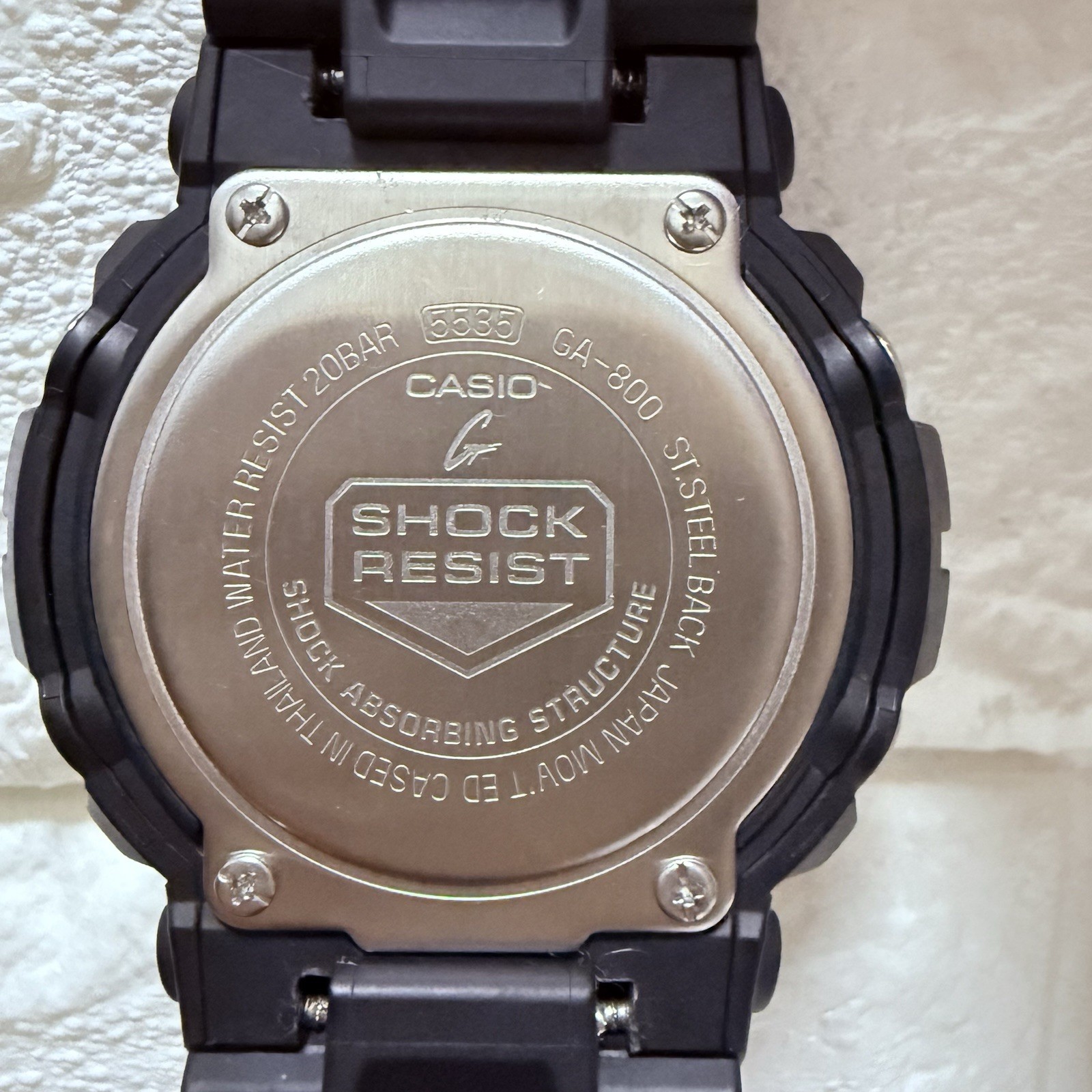 CASIO G-SHOCK GA-800-1AJF 5535 Big Case Dual Time Analog Digital Men Watch