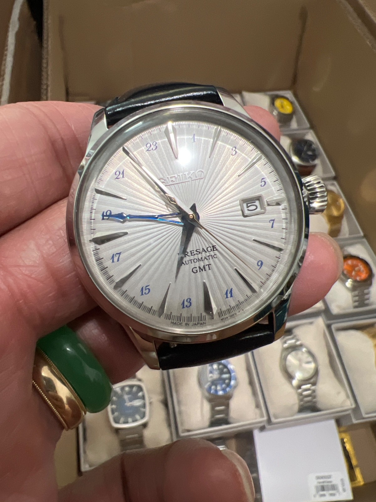 *Authentic⌚️Seiko Presage Cocktail Time GMT U.S. Special Auto Men’s Watch SSK049