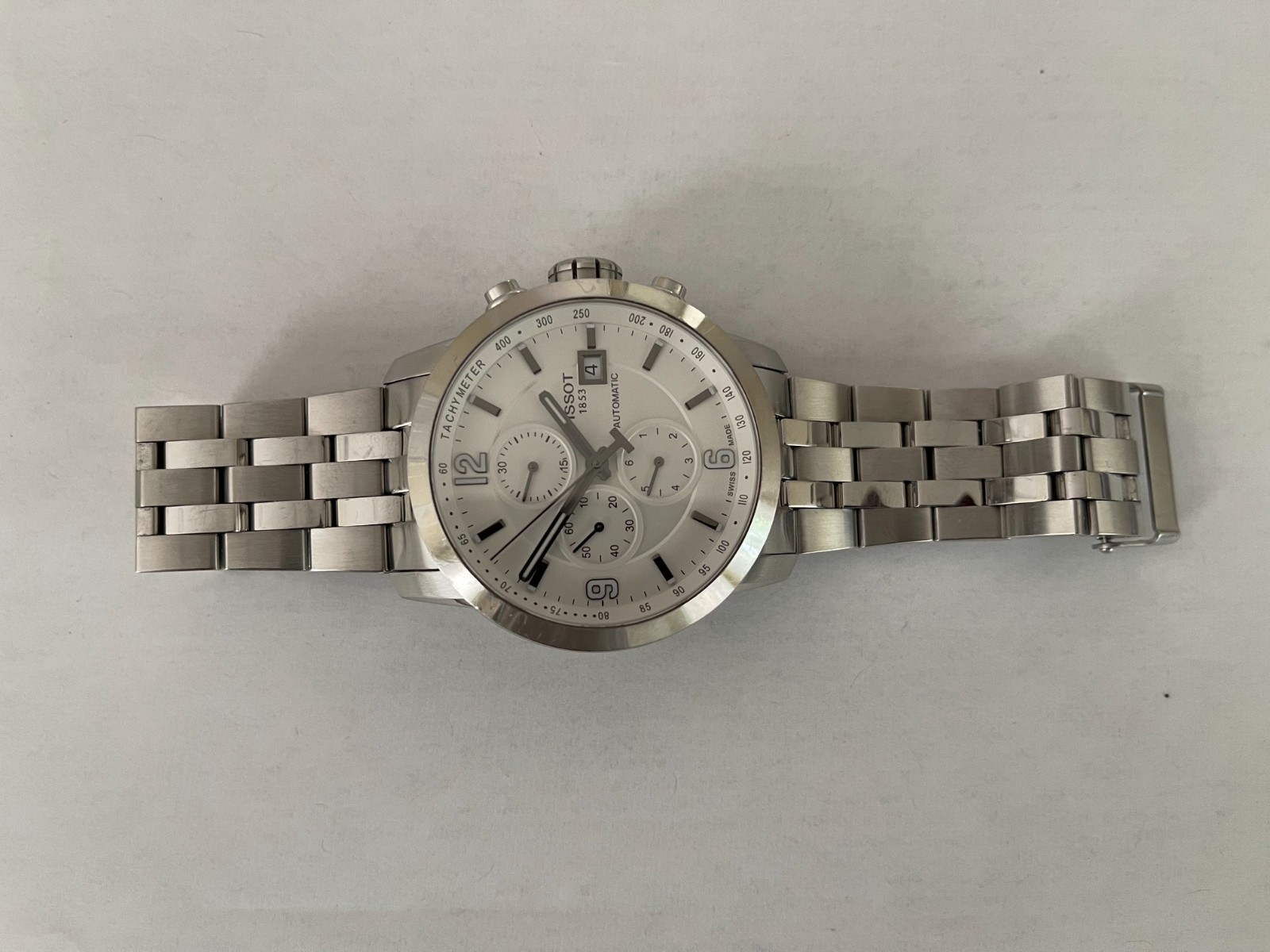 Tissot PRC 200 Automatic Chronograph White – With Box – USED.