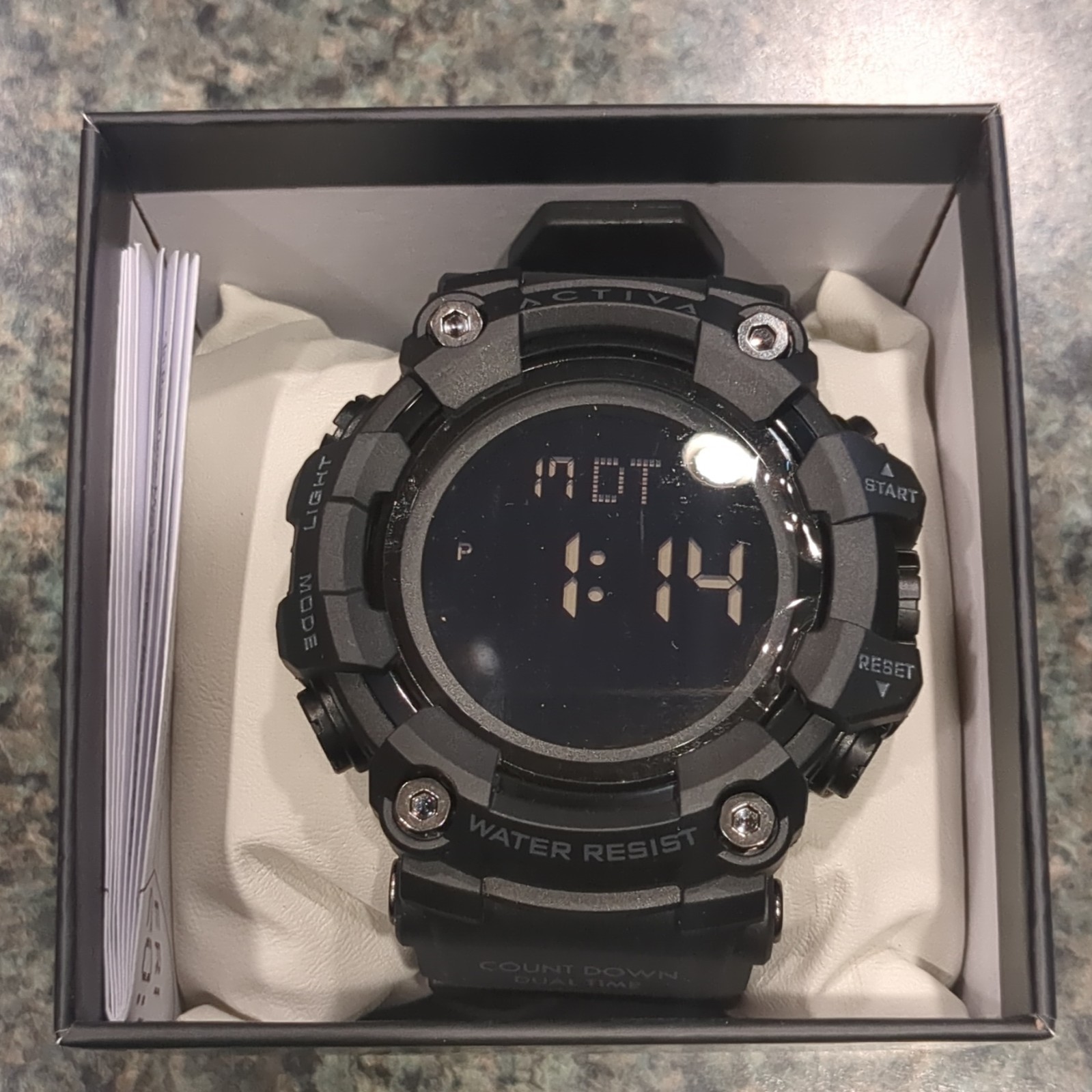Activa Hexstrike X Invicta Men’s 56mm. Digital. Black. ACW1968-002