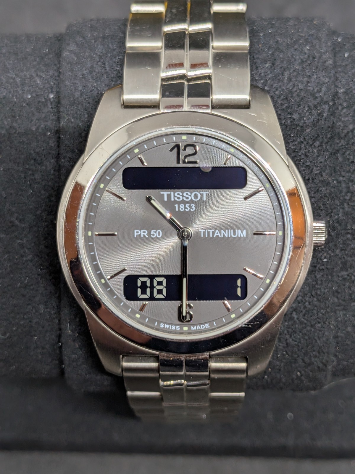 Tissot PR50 Titanium Watch Ref. J390/490 Quartz Working