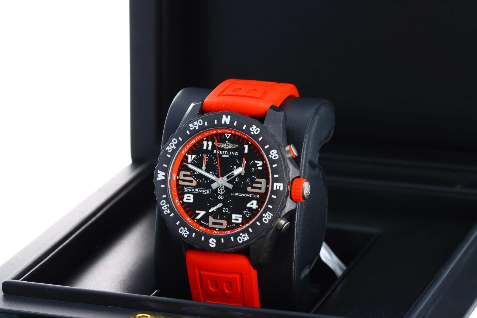 Breitling Endurance Pro Chronograph Orange 44mm – Black Polymer, X82310D91R1S1