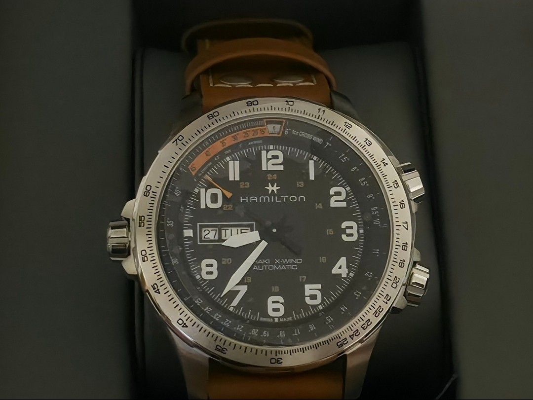 Hamilton Khaki Aviation X-Wind Auto H77755533 45mm Black Dial BNIB