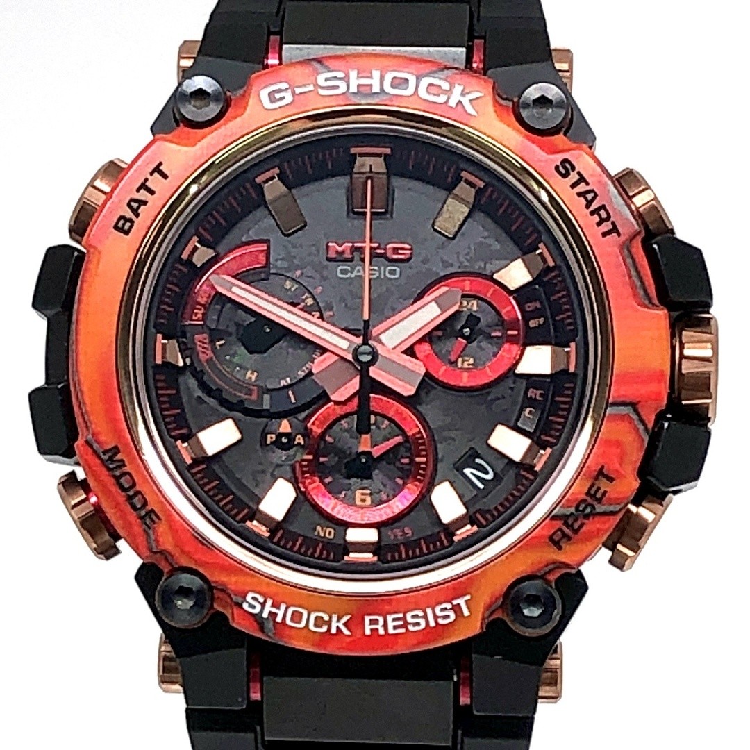 G-Shock MTG B3000FR 1A MT G 40th Anniversary Flare Red Radio Solar Bluetooth Car