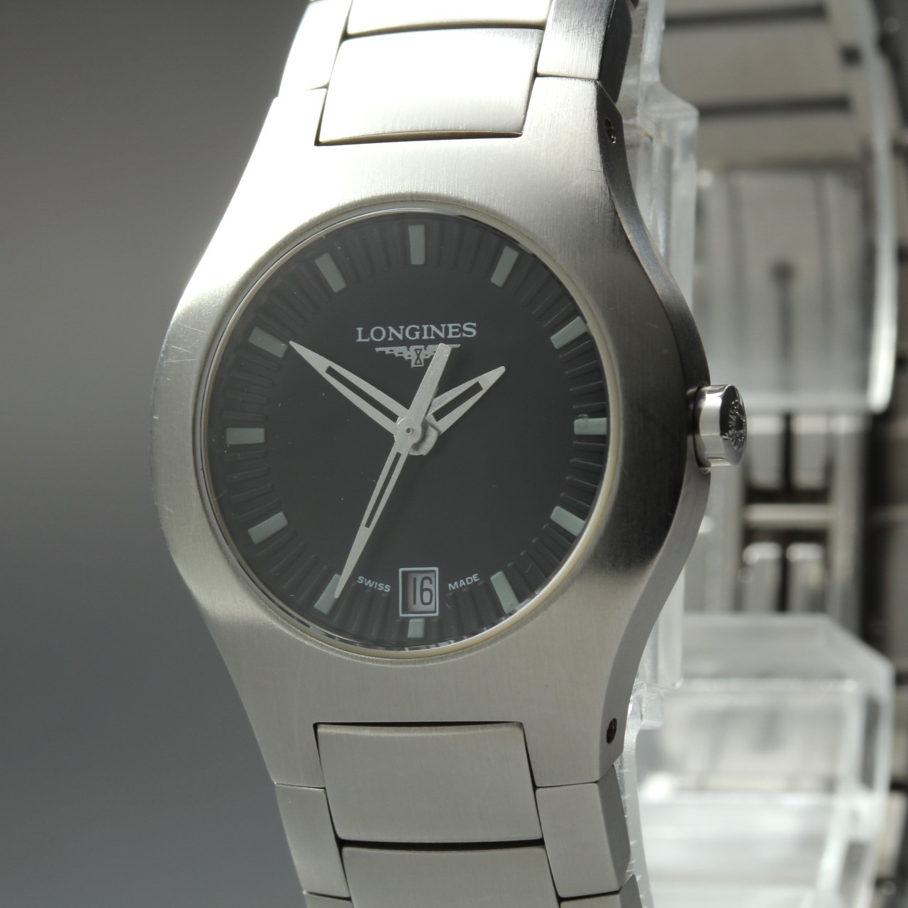 [Near MINT in BOX] LONGINES Opposition L3.117.4 25mm Women’s QZ Watch From JAPAN