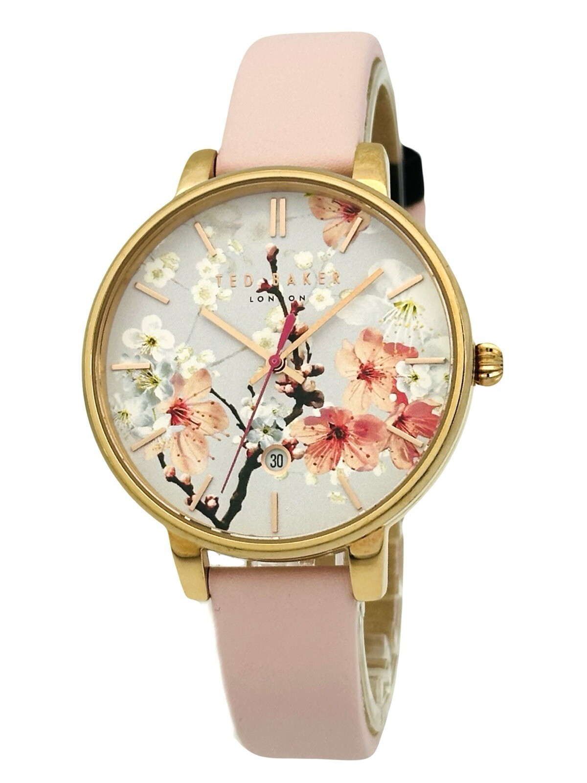 Ted Baker Kate Women’s TE10031545 Multicolour Floral Dial Pink Strap Watch