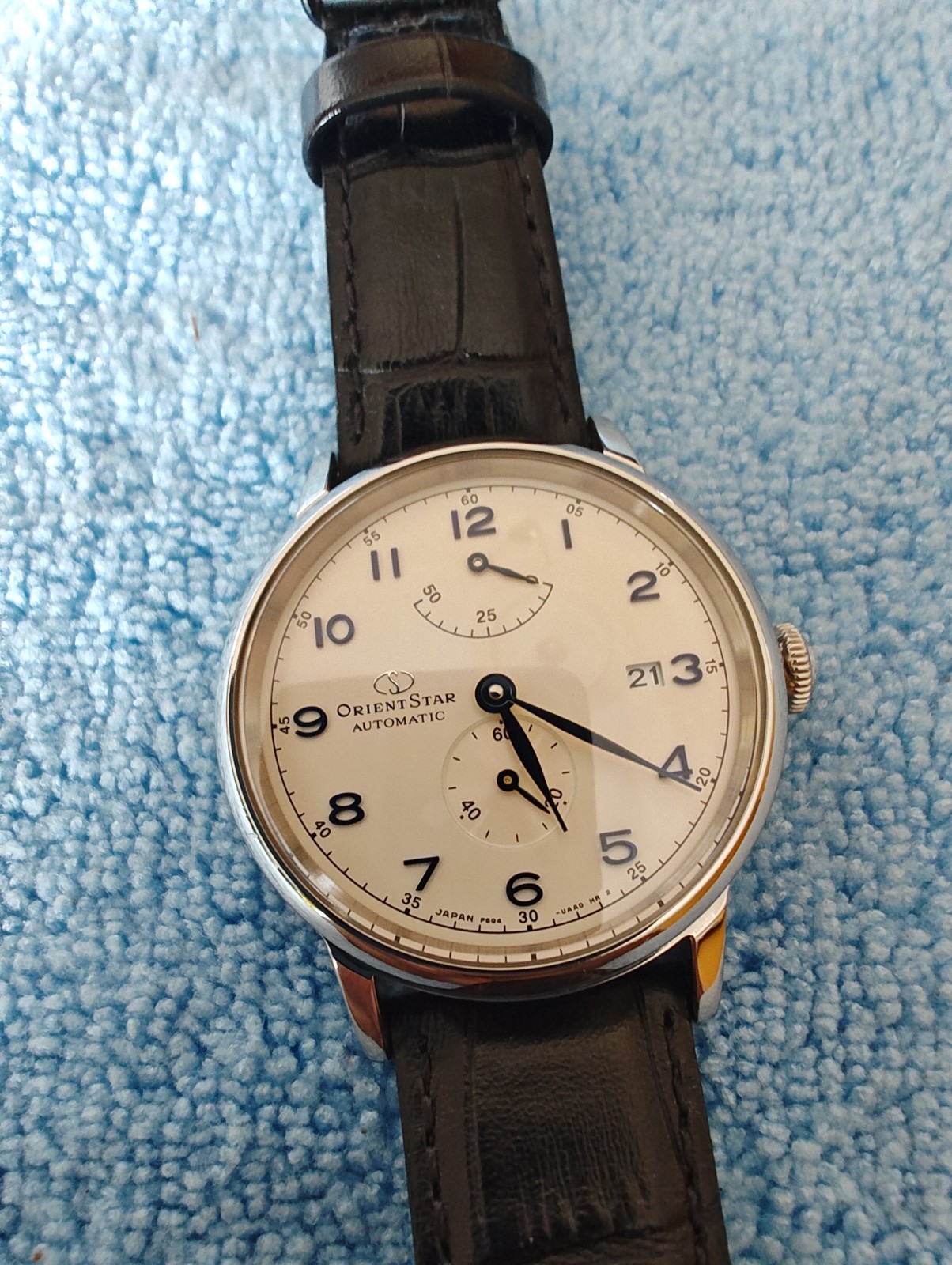 Orient Star Automatic Power Reserve Small Seconds Japan Full Set Box Papers