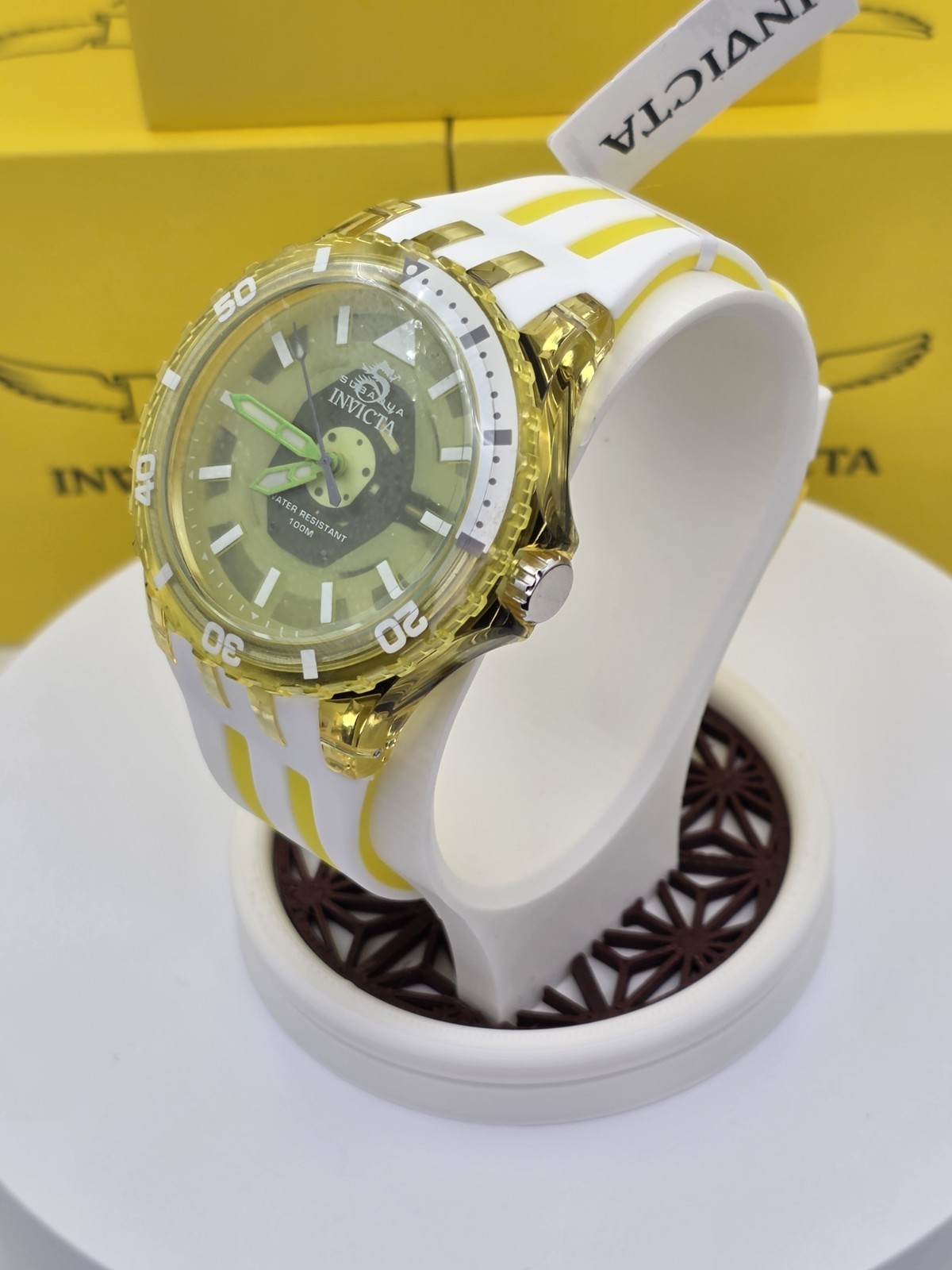 Invicta Subaqua Chromamode Men’s Watch – 44mm Yellow 69451 New
