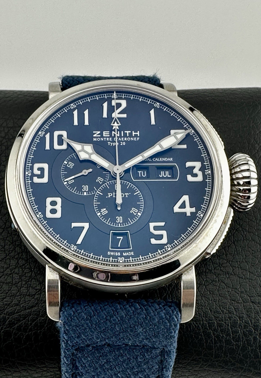ZENITH Pilot Montre d’Aeronef Type 20 Annual Calendar 03.2430.4054 48mm COMPLETE