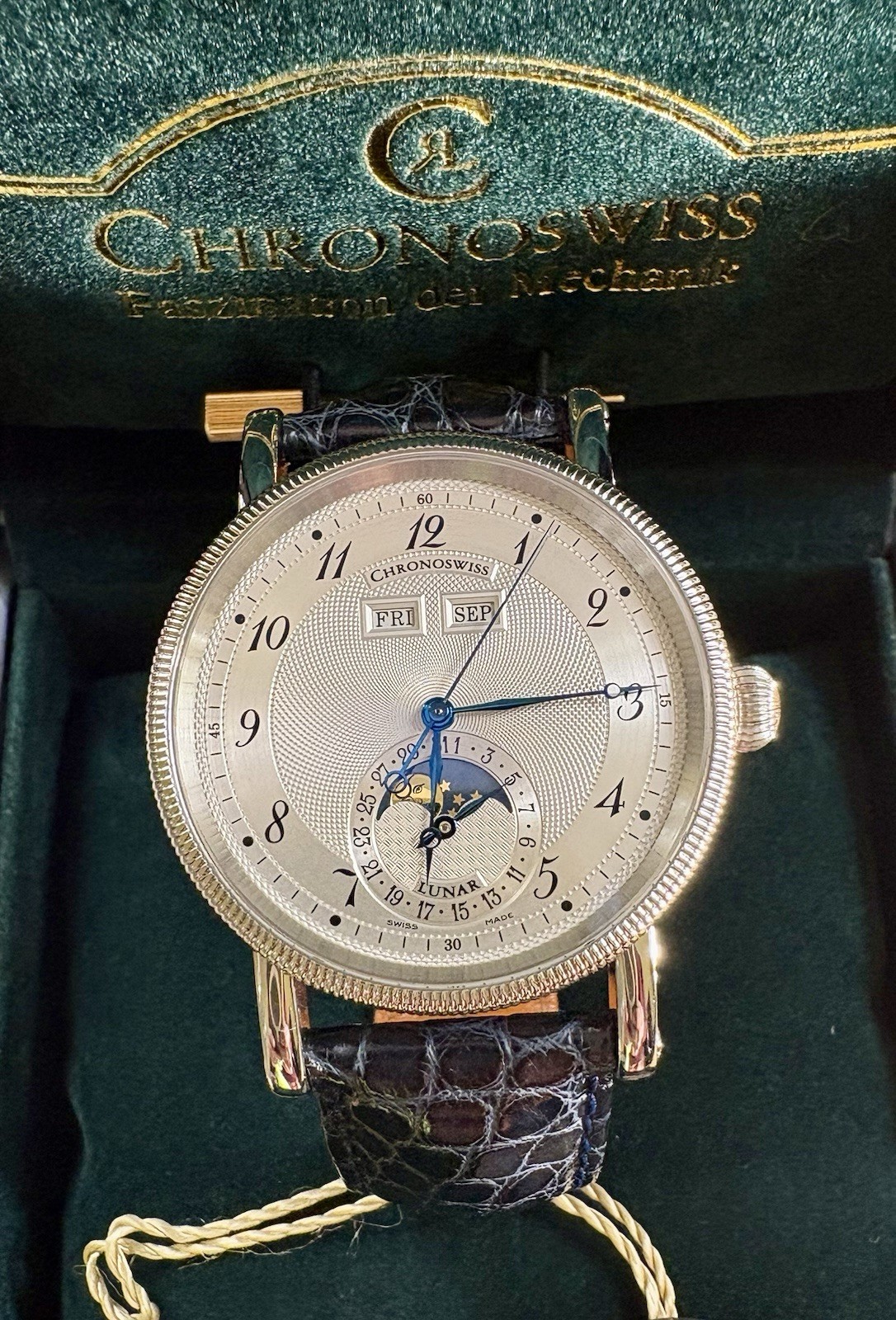 Chronoswiss – Lunar Moon Phase Triple Calendar – CH 9323 – C.931 – Box & Papers