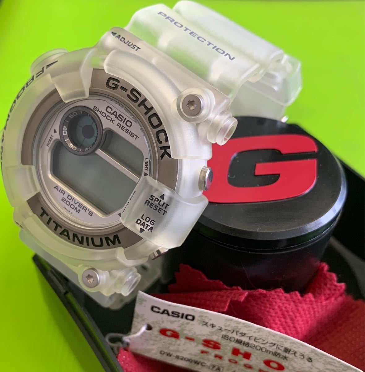 [B1P] CASIO G SHOCK FROGMAN Solar Radio Diver’s Watch [g4n]