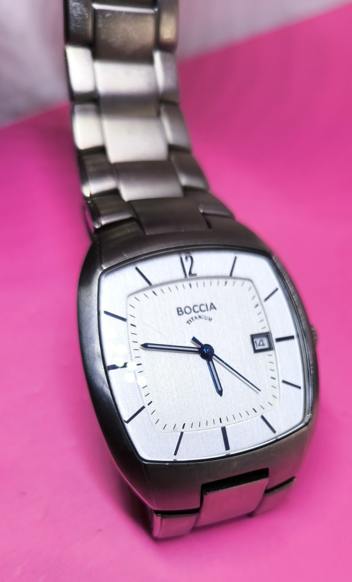 Vintage Boccia Mens Titanium Watch Quartz