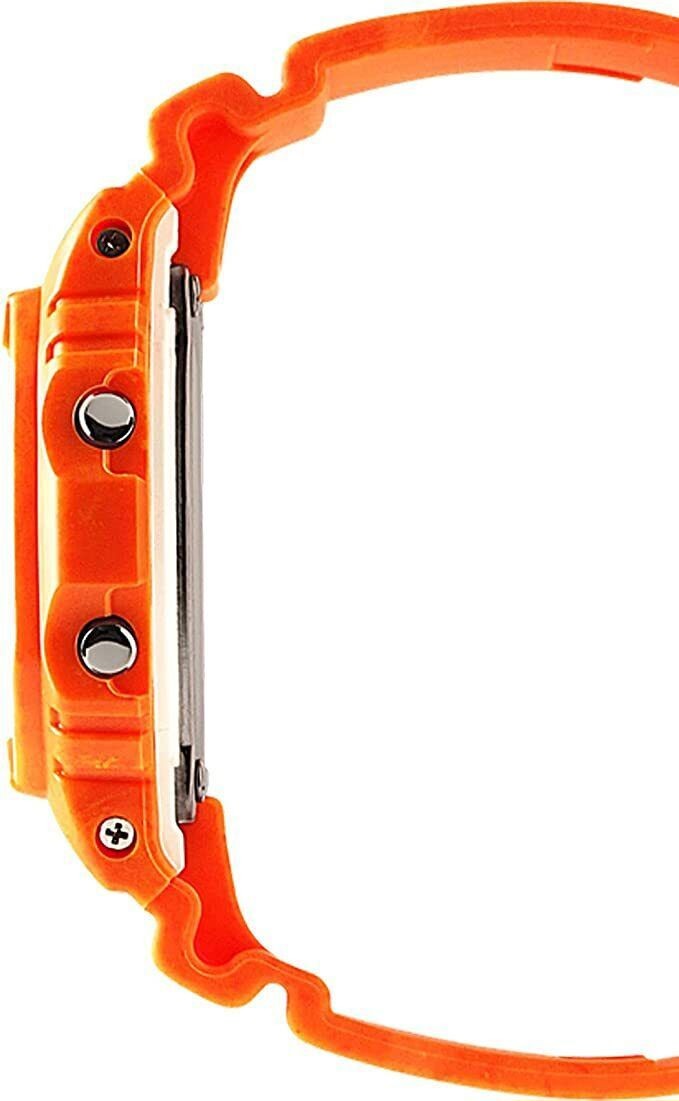 Casio G-Shock Day Date Digital Dial Orange Resin Band Watch DW-5600WS-4