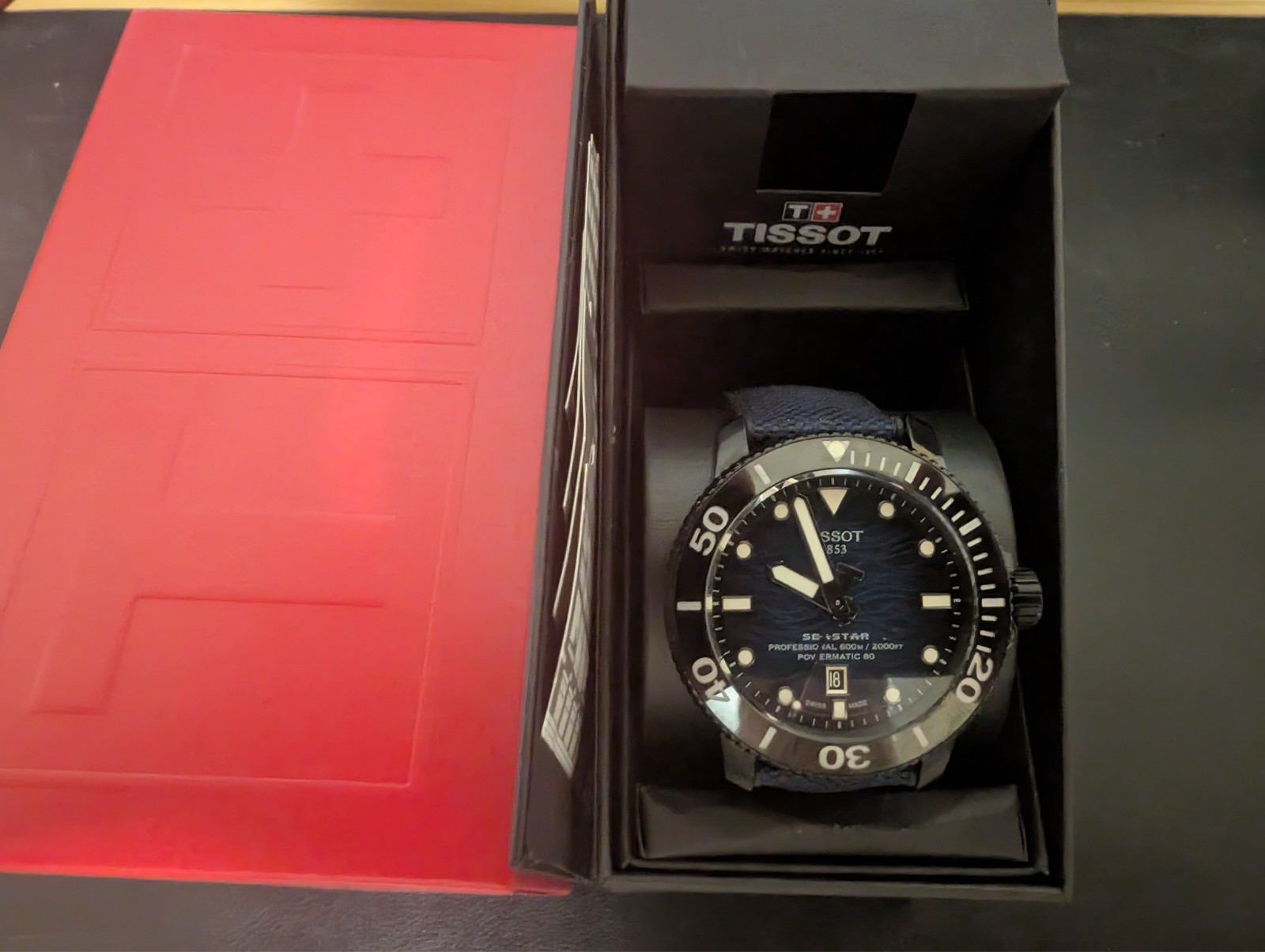 Tissot Seastar 2000 Blue Men’s Watch – T1206073704100
