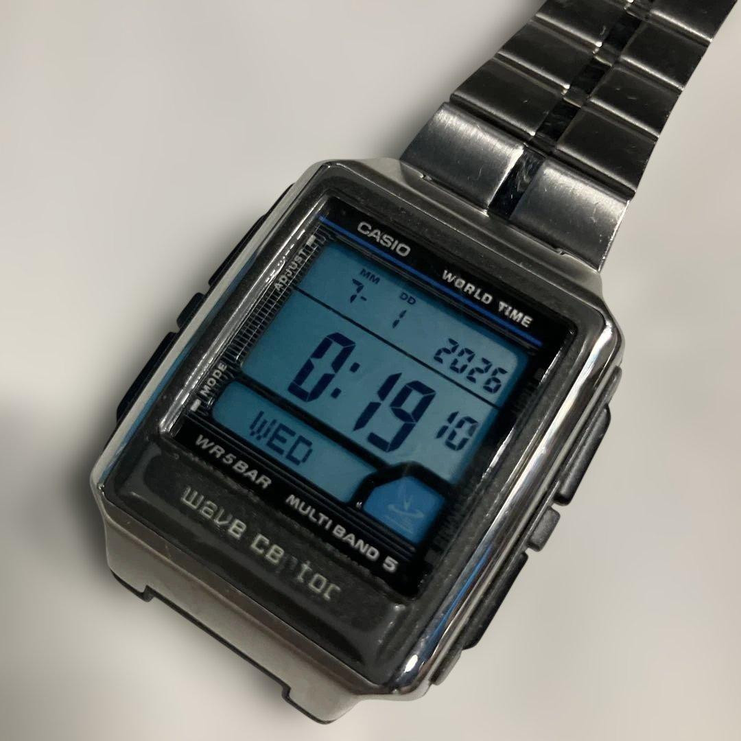 CASIO Wave Ceptor WV-59RD-1AJF Radio Controlled Digital Watch Japan Tested