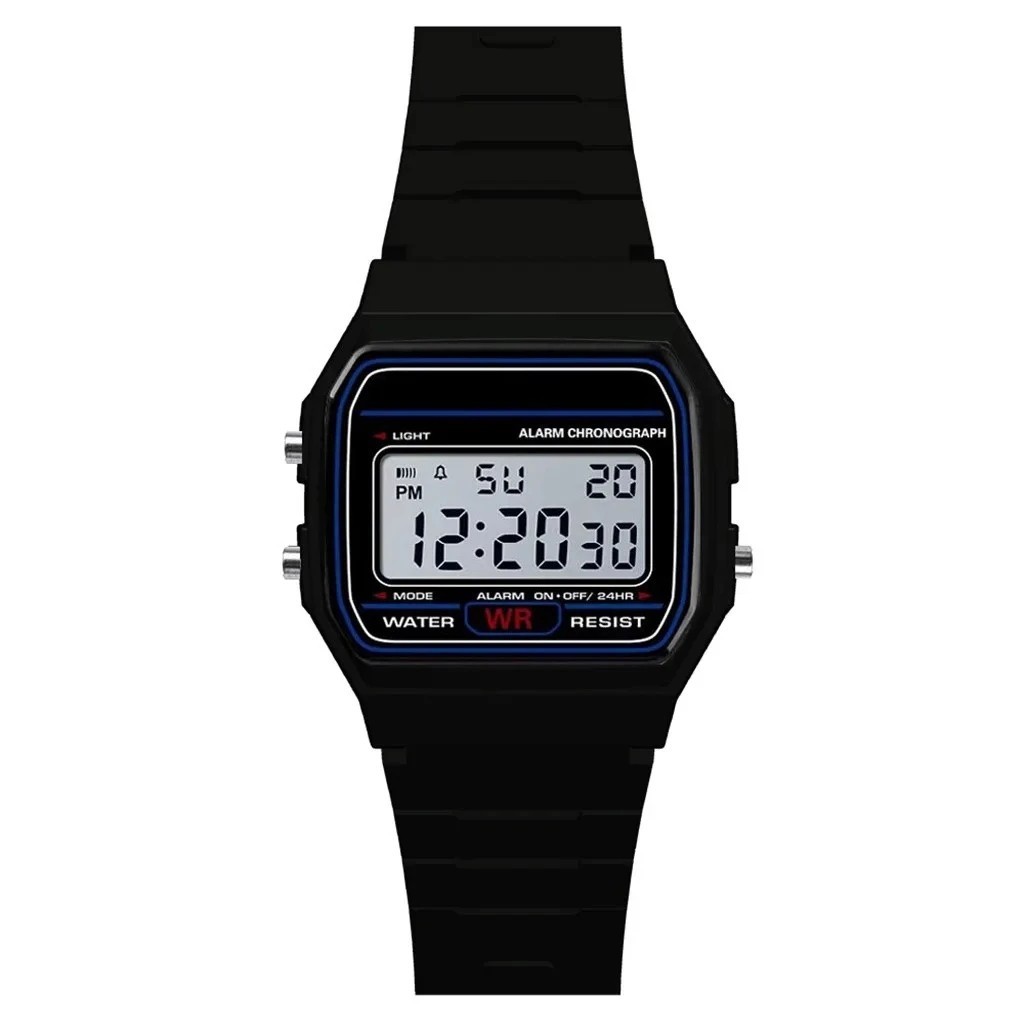 F 91W Classic Digital Resin Strap Watch Stopwatch Chronograph Sport Unisex