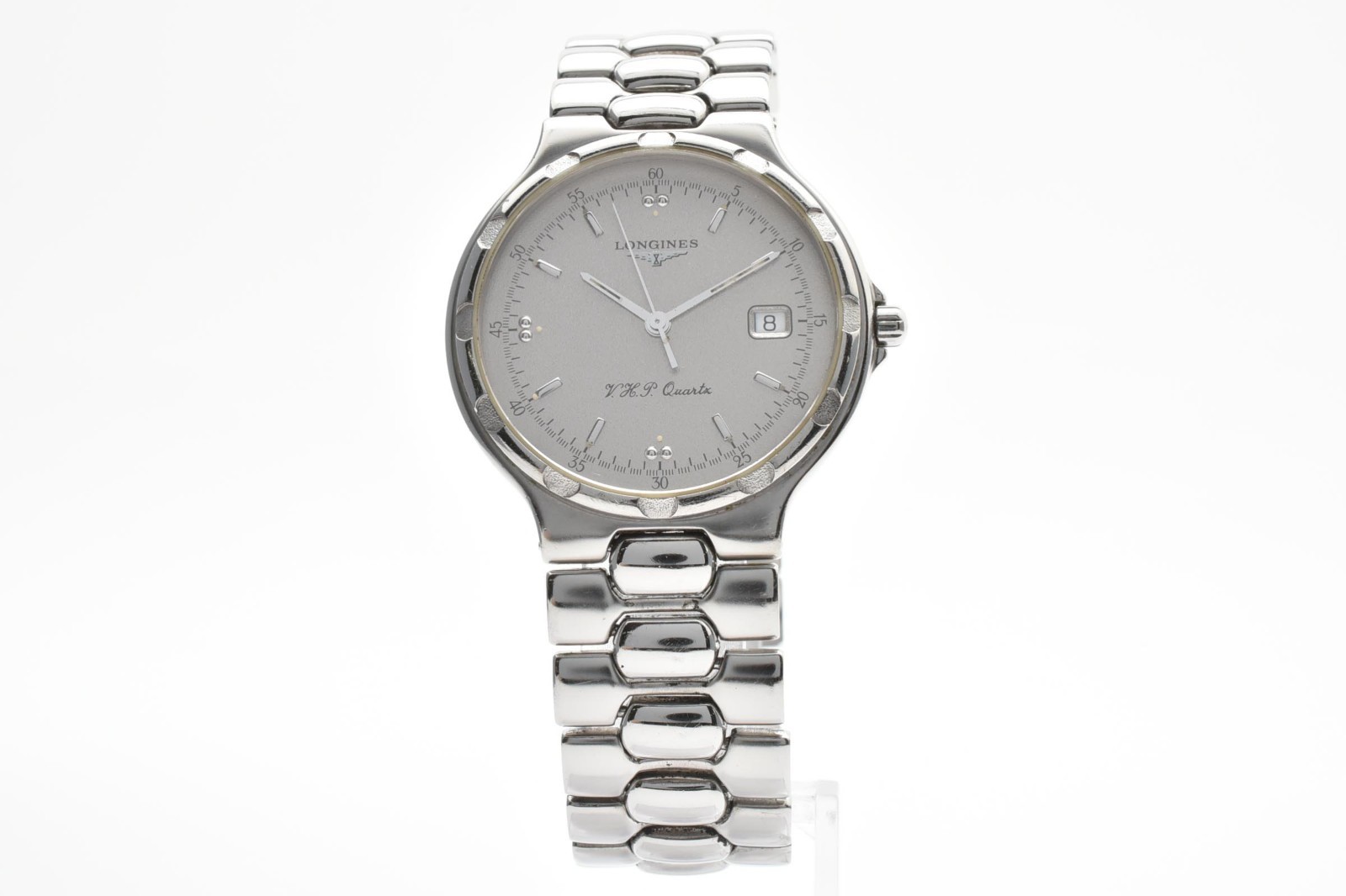 Near Mint New Battery LONGINES Conquest L1.613.4 V.H.P Qz Quartz Men’s Japan
