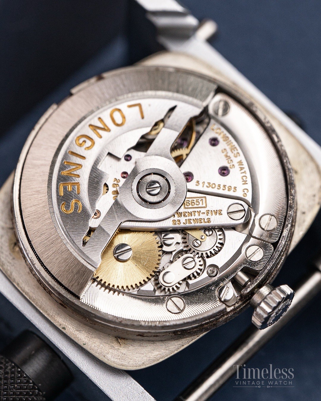 Longines Flagship HF 8473 Cal 6651 Automatic Vintage Watch (Original Bracelet)