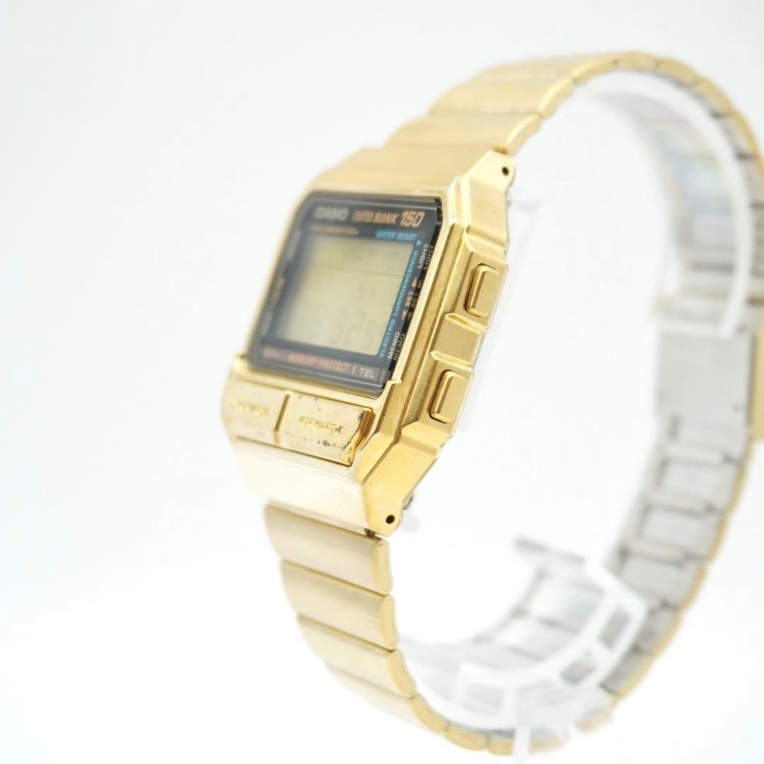 CASIO DataBank150 DB 1500 Data Bank Vintage CASIO Digital Gold