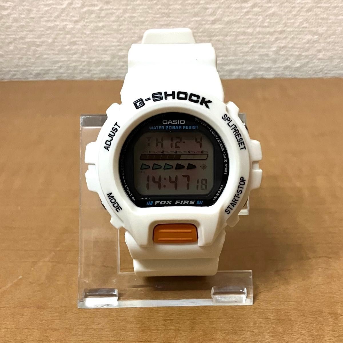 G SHOCK DW 6600B CASIO Wristwatch White G SHOCK Digital