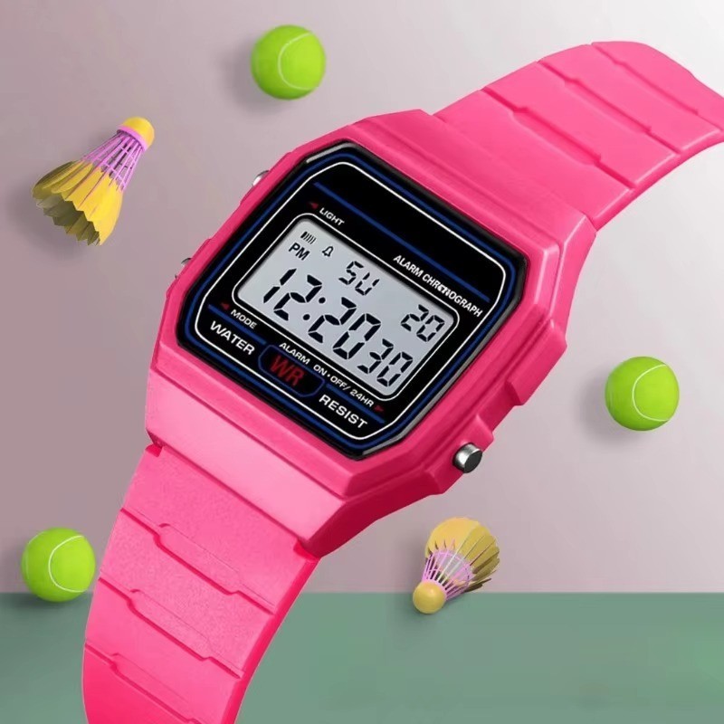 F 91W Classic Digital Resin Strap Watch Stopwatch Chronograph Sport Unisex Men