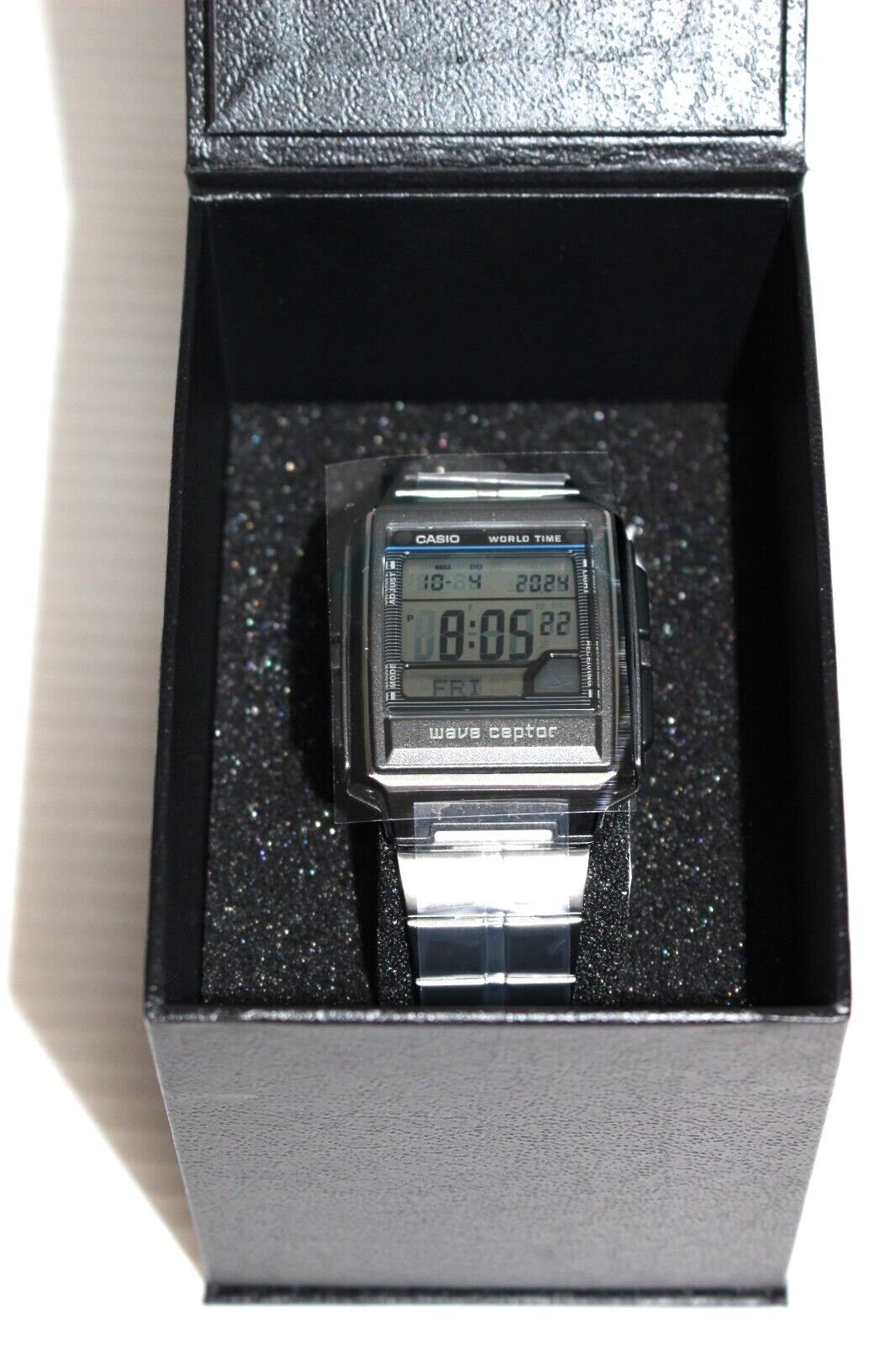 CASIO WAVE CEPTOR WV-59RD-1AJF Men’s Watch Super Illuminator Stainless Steel