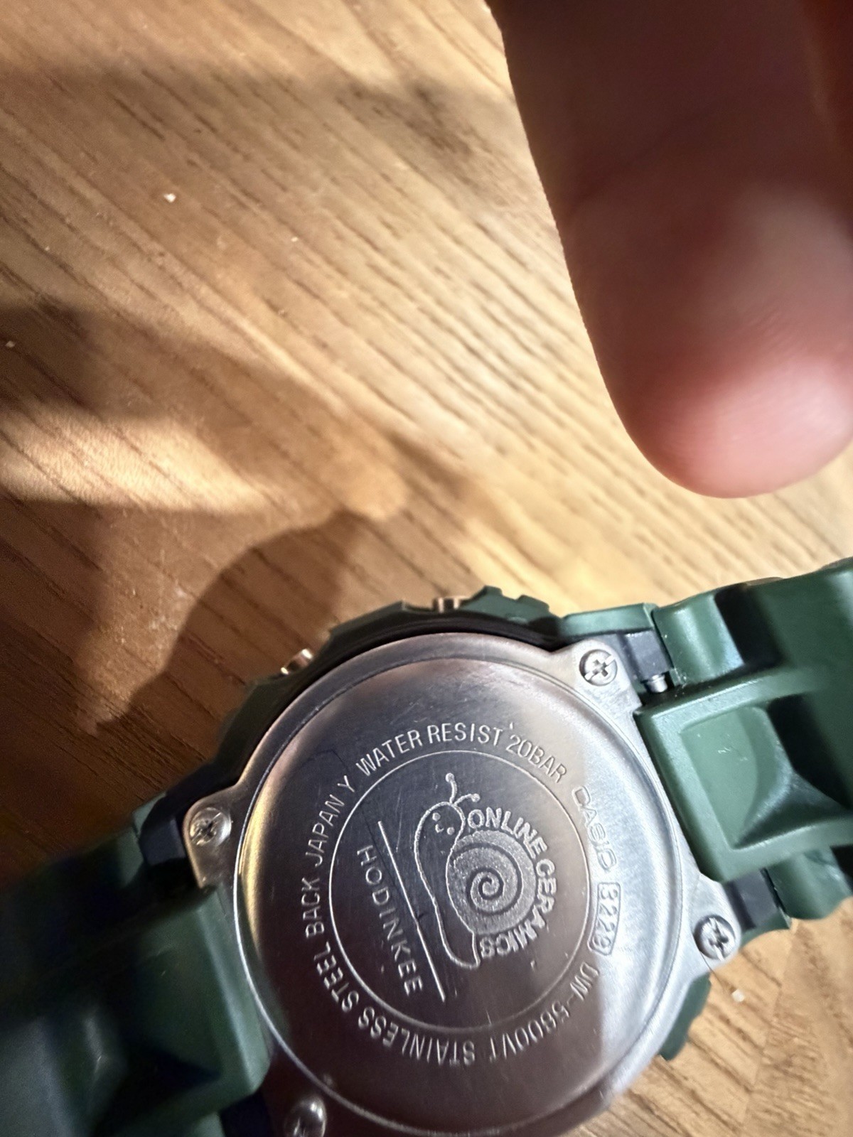 Casio G-SHOCK DW-5600VT Hodinkee x Online Ceramics Green Digital 200m Quartz
