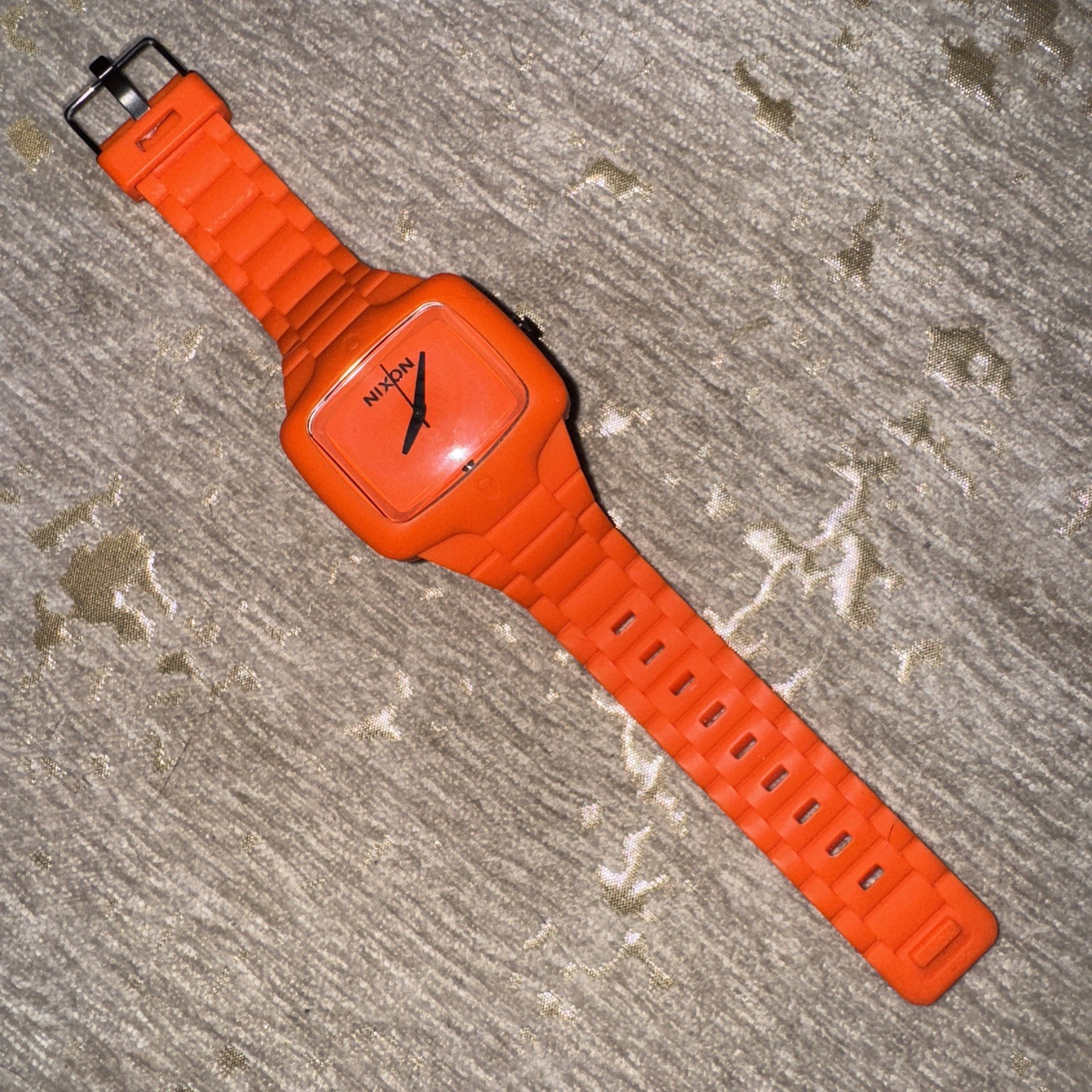 Nixon The Rubber Player “Yes It’s Real” Orange Surf Men’s Analog Wrist Watch