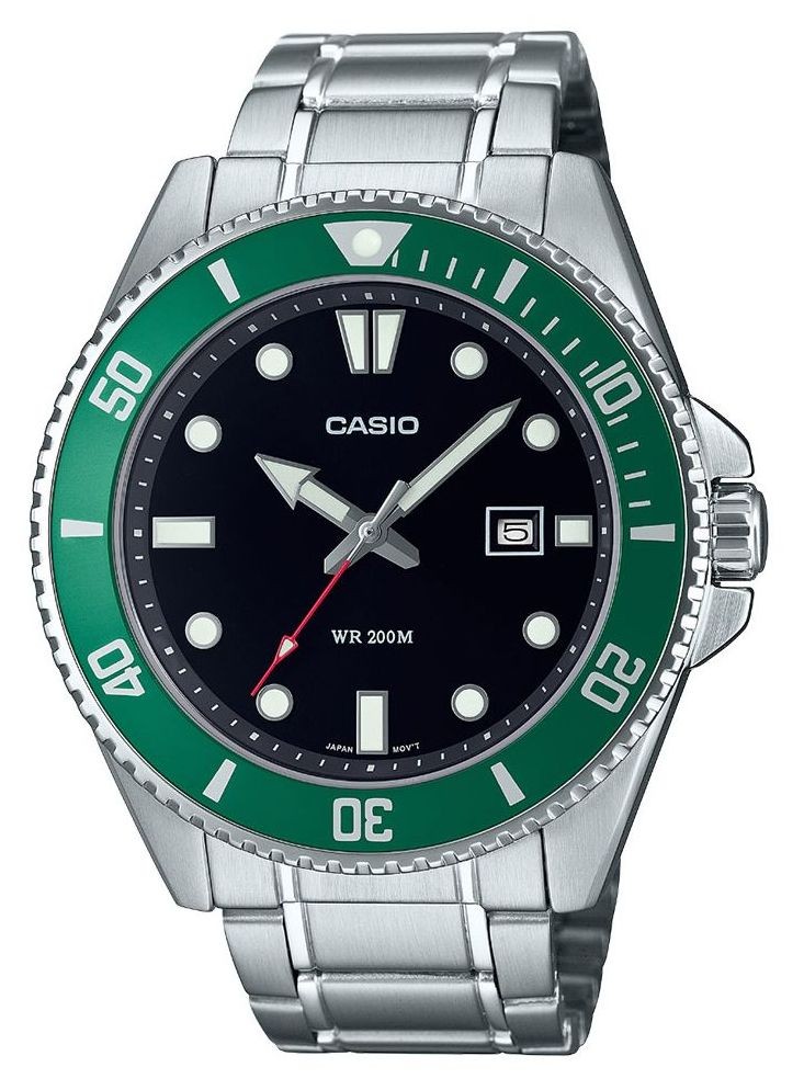 Casio Diver Collection (46.3mm) Black Dial / Stainless Steel MDV-107D-3AVEF
