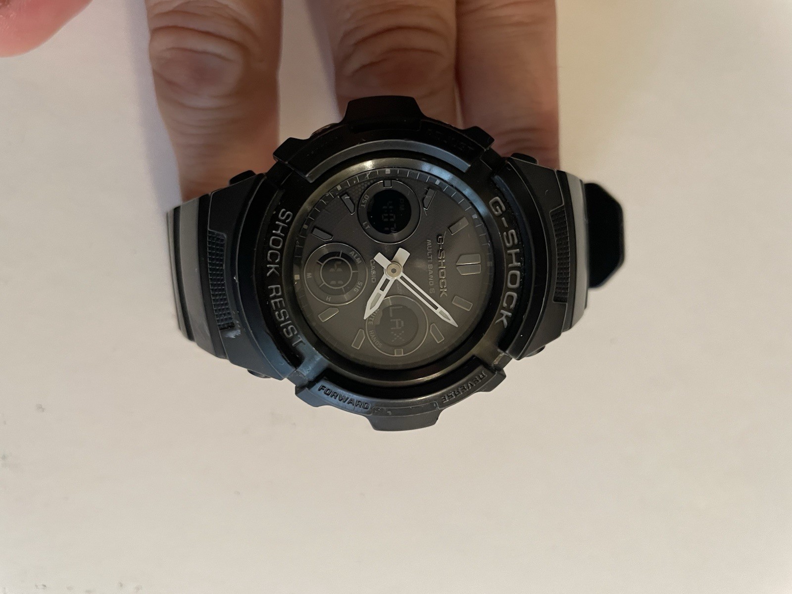 Casio G-Shock AWG-M100B Module 5230 Tough Solar Multi Band 6 Watch