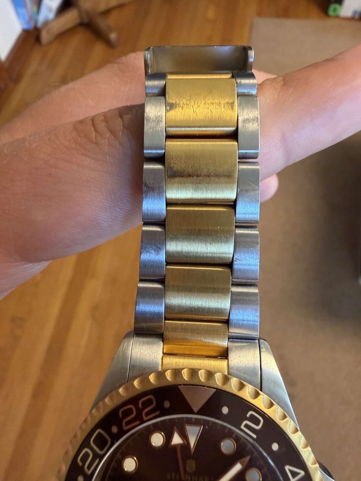 Steinhart Ocean One GMT Automatic 300m Two-Tone Steel Brown Dial 42mm