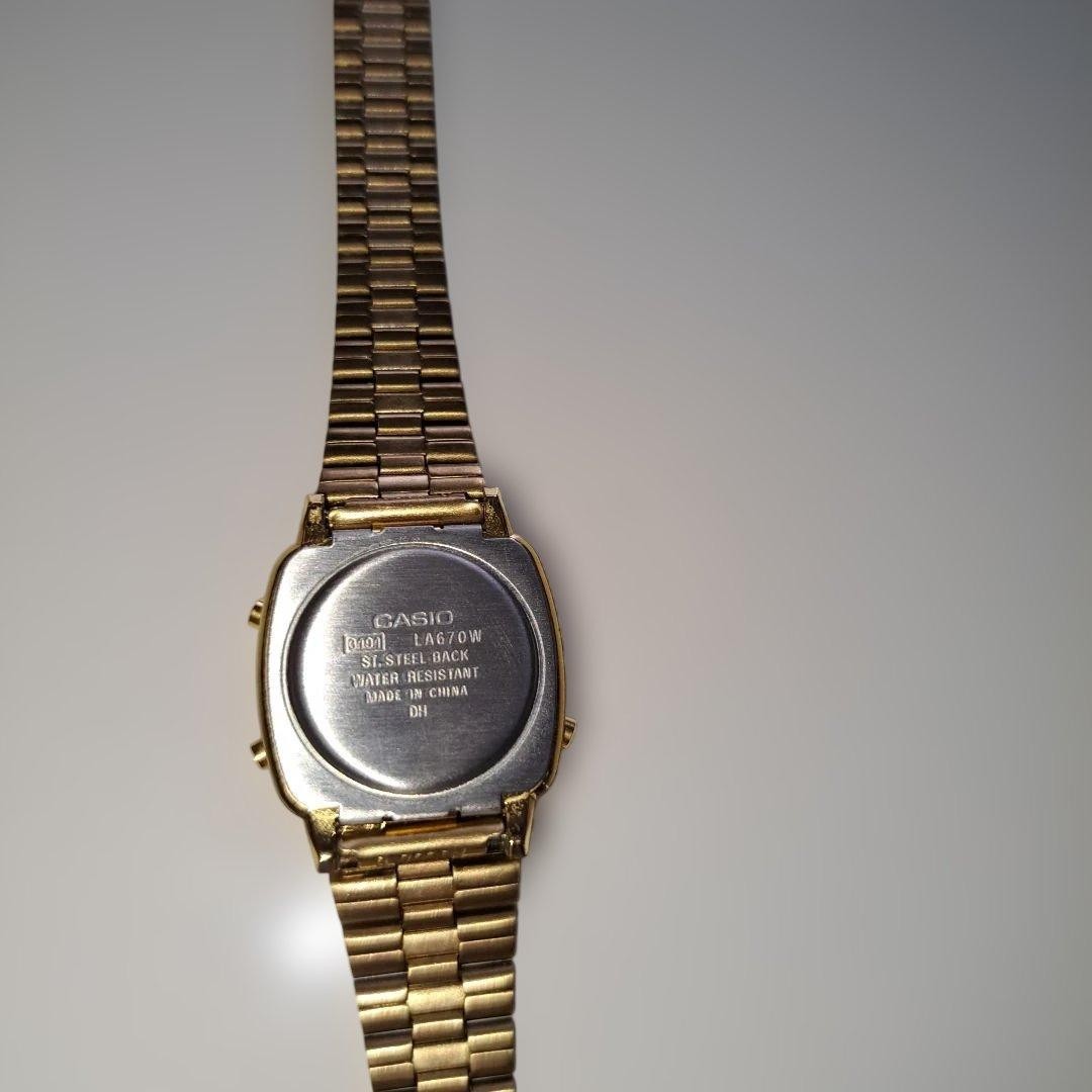 CASIO STANDARD Gold Watch LA-670WGA-9 Casio Standard