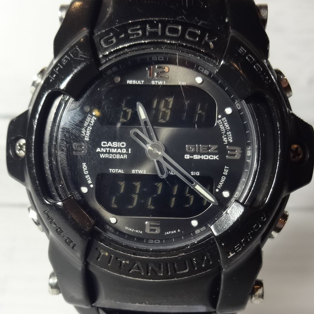 Full Black Titanium G SHOCK GS 300 New Battery Working Condition