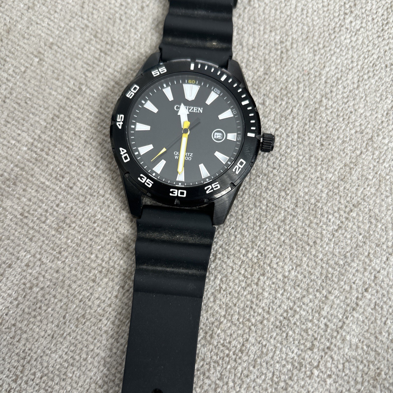 Citizen Men’s Classic Black Stainless Steel Watch