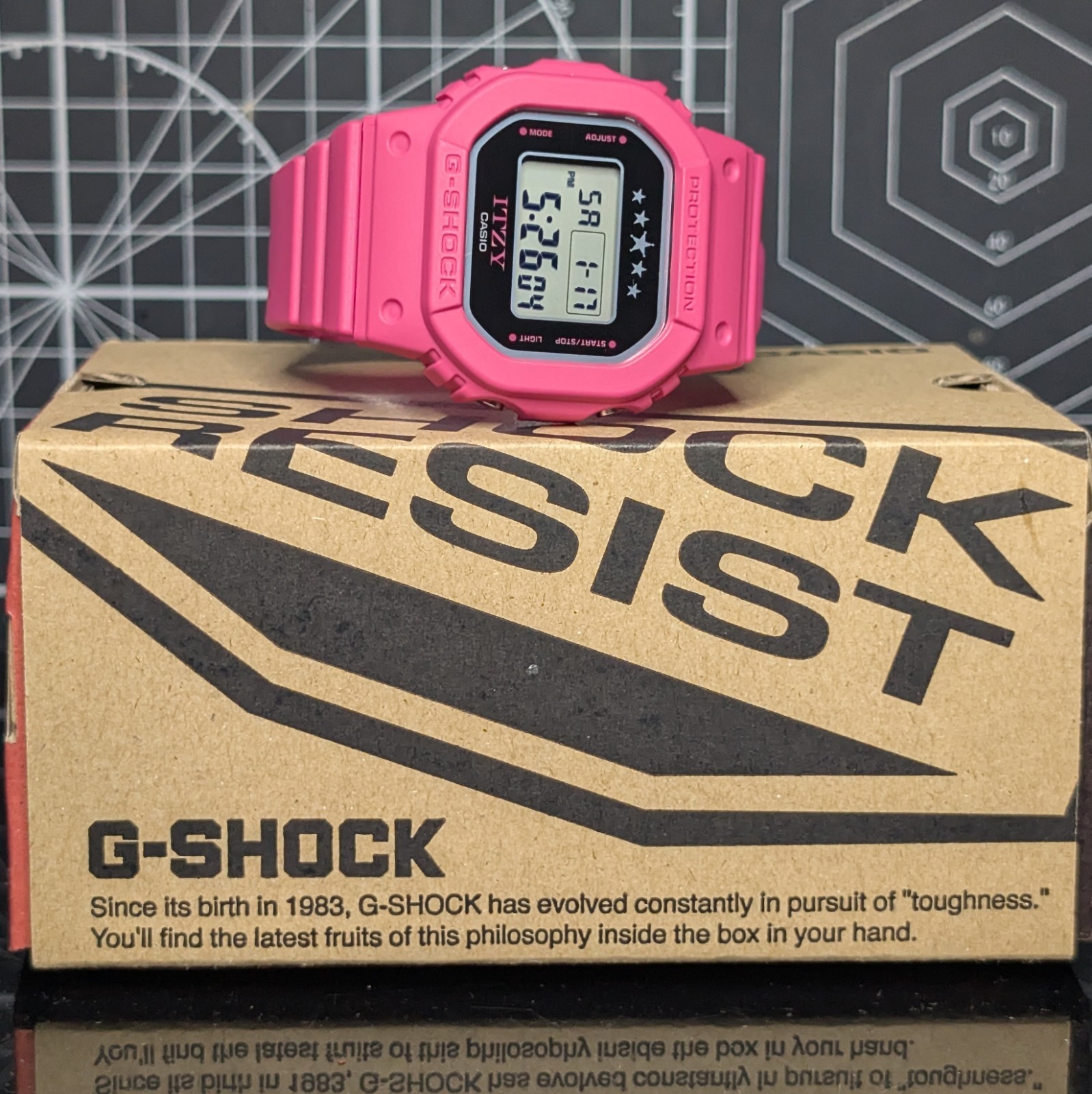 Casio G-Shock GMD-S5610 Limited Ed. Itzy Collab K-Pop Square Pink GMD-S5610IT-4A